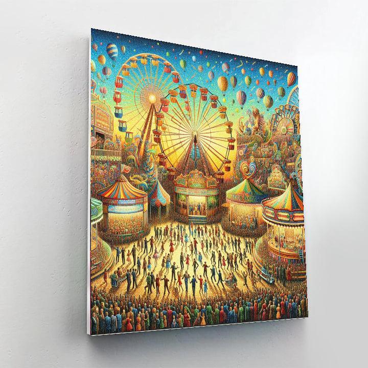 Lively Carnival Festival Paint By Numbers