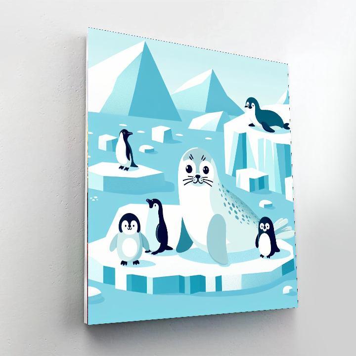 Glacier Glimpse Paint By Color