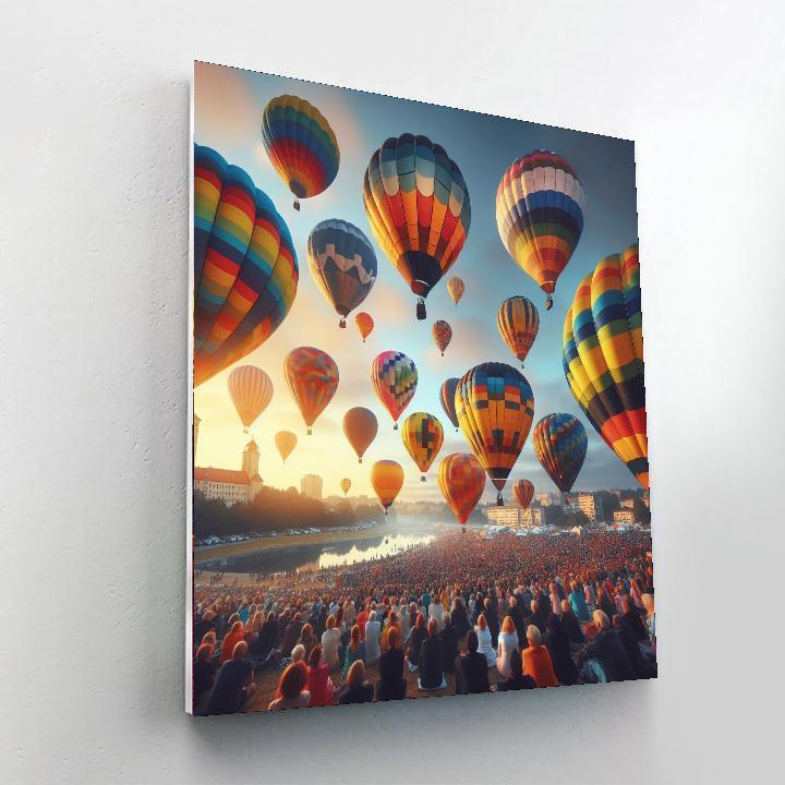 International Balloon Fiesta - Bristol Paint By Color