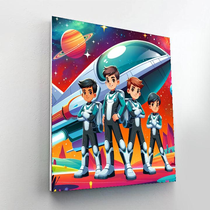 Galaxy Ranger Quest Painting Number Kit