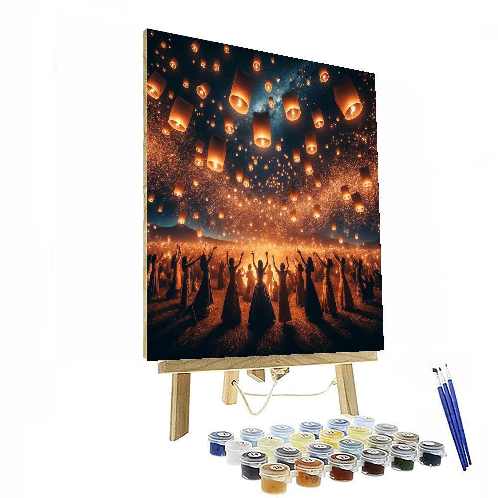 Festival of Lanterns - DIY Painting By Numbers Kit