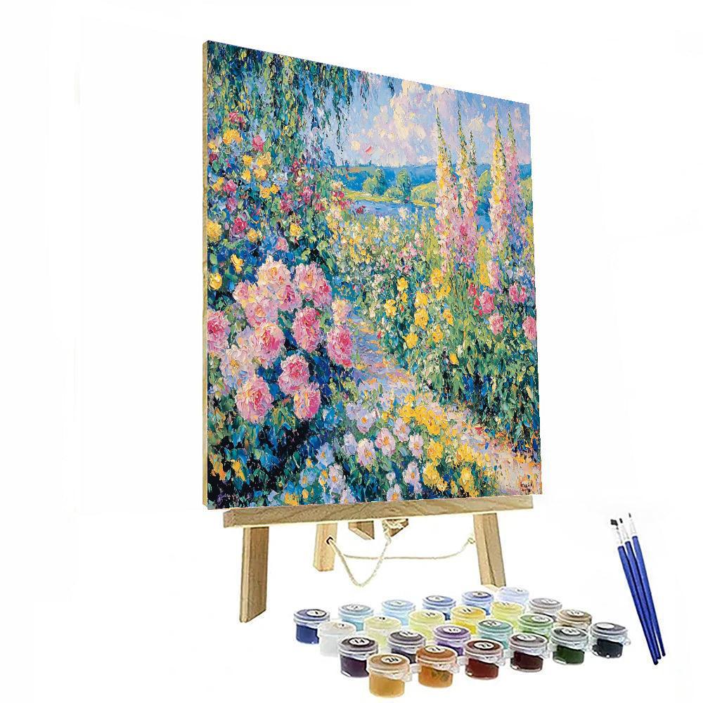 Claude Monet Inspired The Garden Of Enlightenment  Paint By Numbers Kits