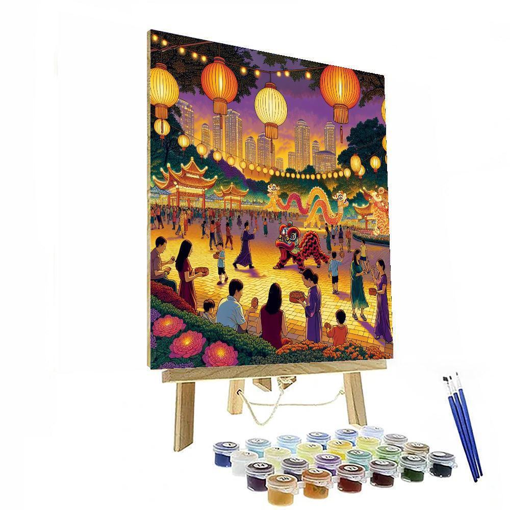 Mid-autumn Festival - Singapore Paint By Number