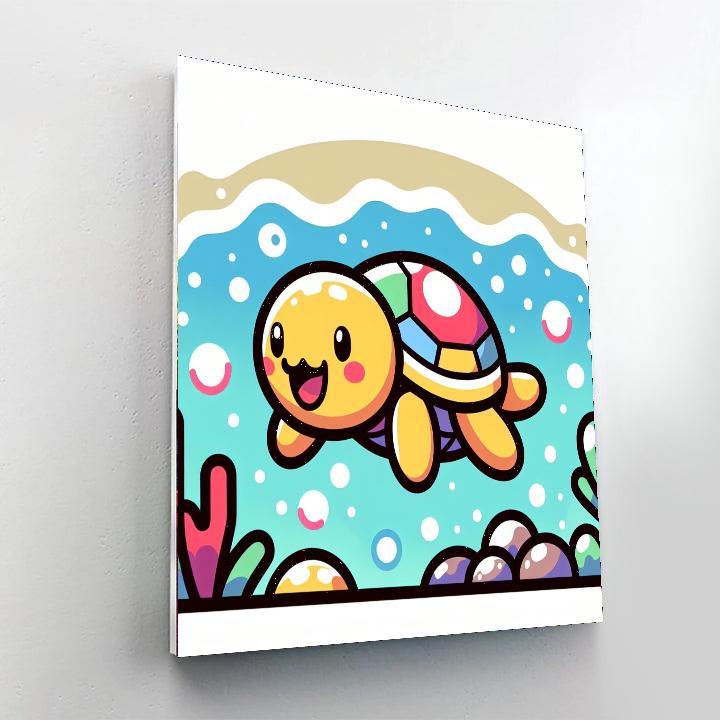 Snappy Turtle Paint By Color