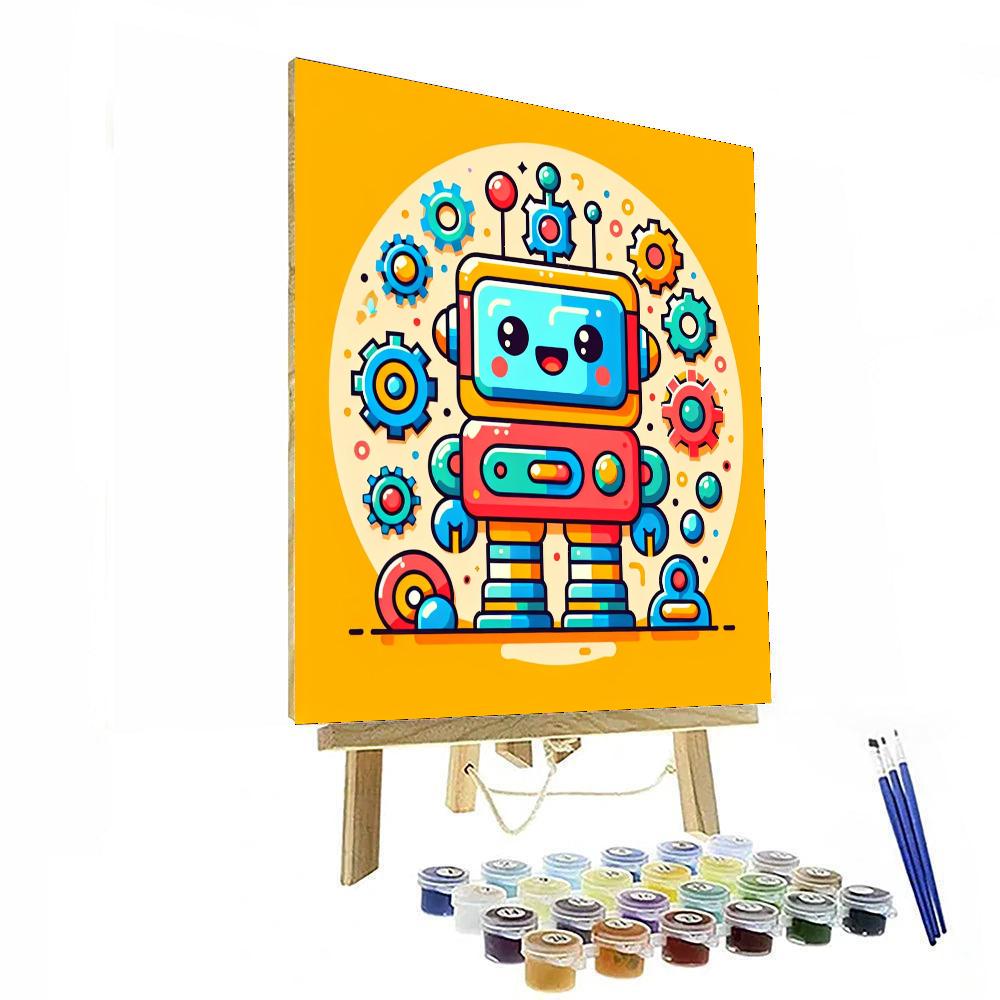 Clever Robot Paint By Numbers Kits