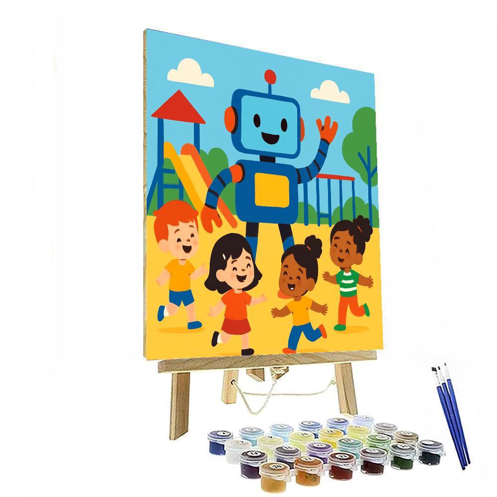 Robot Builders Lab Paint By Numbers Kits