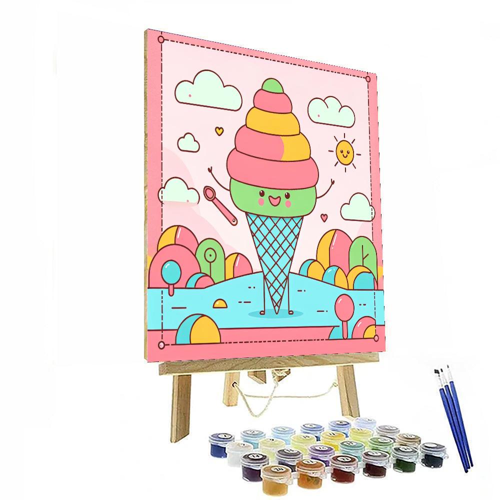 Ice Cream Dreams Paint By Number