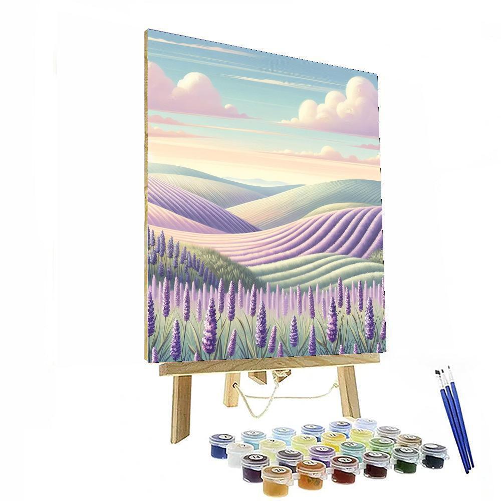 Lavender Breeze Serenity Numbered Painting Kits