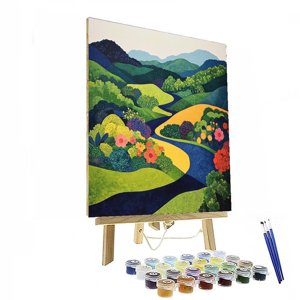 Michelangelo Inspired Nature's Canvas  Paint By Numbers