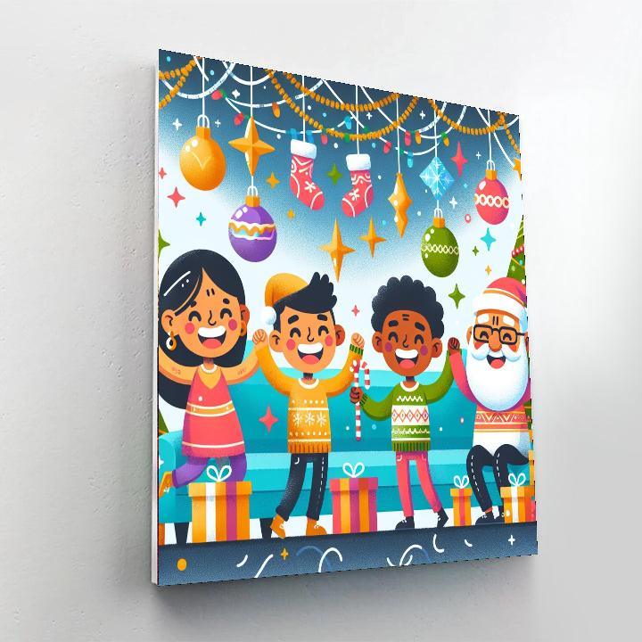 Festive Holiday Adventure Paint By Numbers Kits