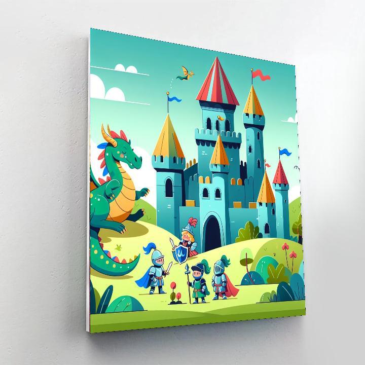 Mystic Castle Realm Paint By Color