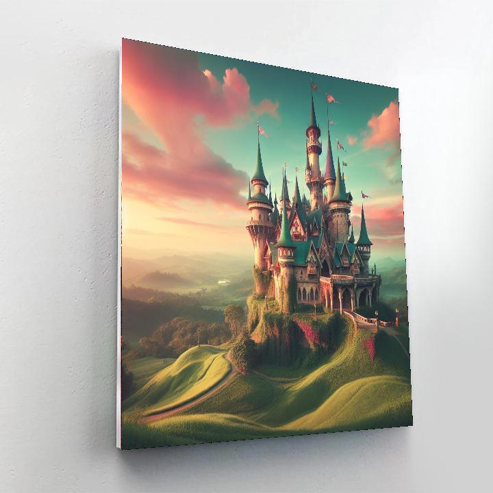 Dreamy Castle Escapade Paint By Numbers