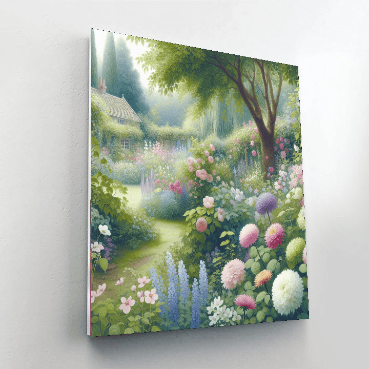 Cottage Garden Bliss Paint By Numbers