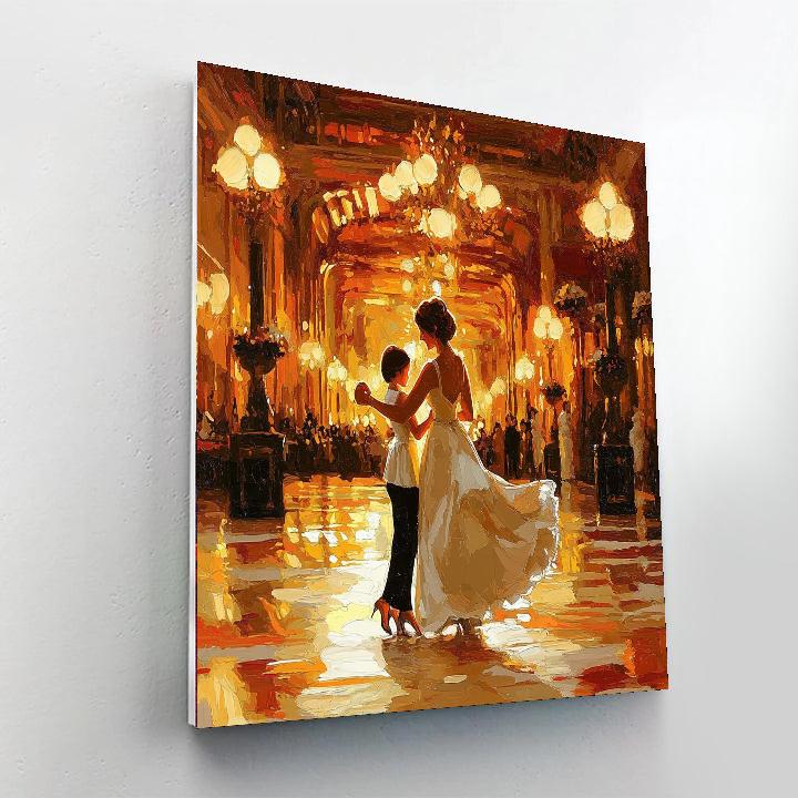 Love's Eternal Dance Number Painting