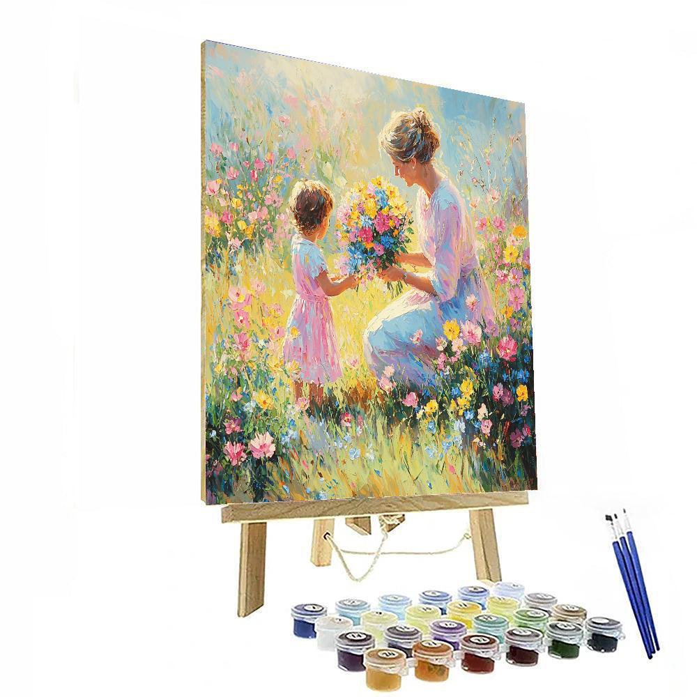 Tender Moments In Bloom Numbered Painting Kits