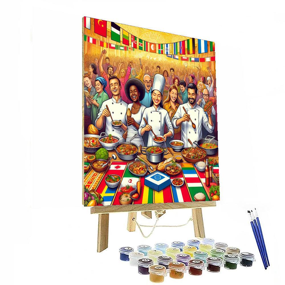 World Food Festival - International Painting Number Kit