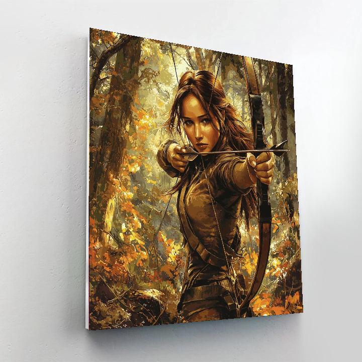 Jennifer Lawrence: The Hunger Games Champion Numbered Painting Kits