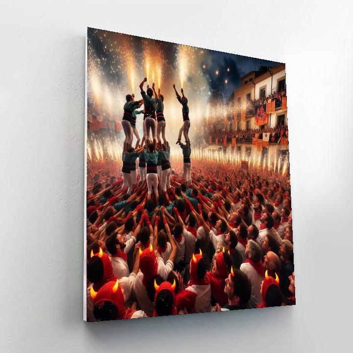 La Mercè Festival - Barcelona, Spain Paint By Number