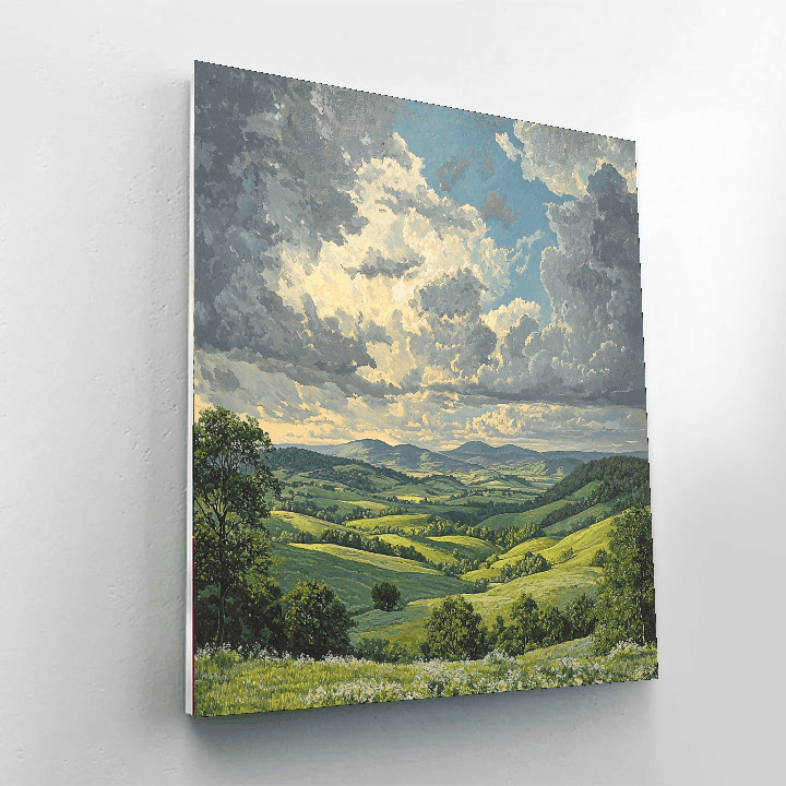 Cole Inspired Dramatic Landscapes  Numbered Painting Kits