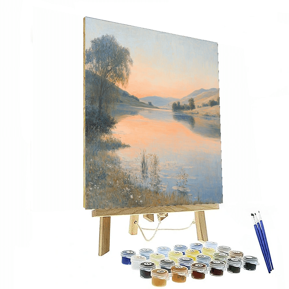 Claude Monet Inspired Quiet Reflections  Paint By Numbers Kits