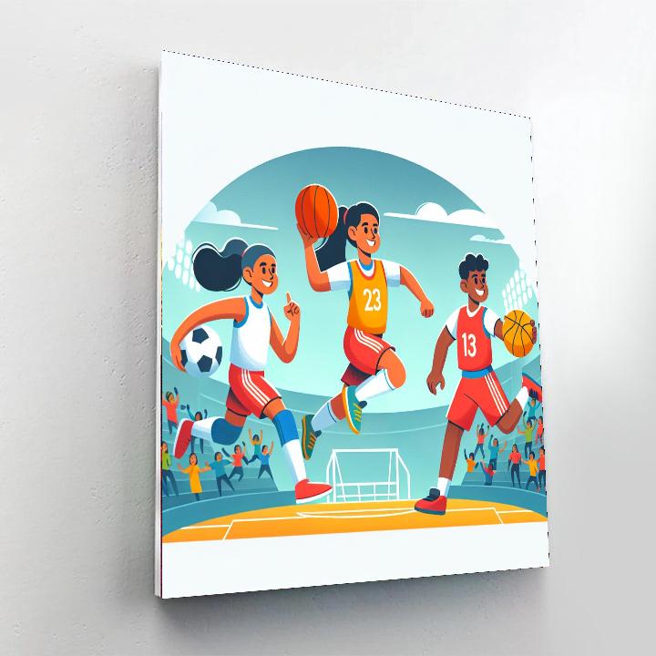 Sports Stars Championship Paint By Number