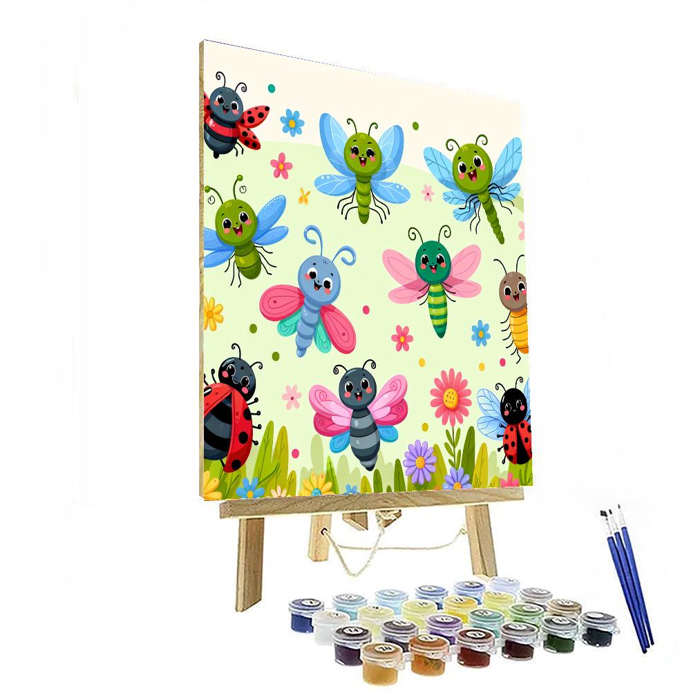Artistic Insect World Paint By Numbers Art