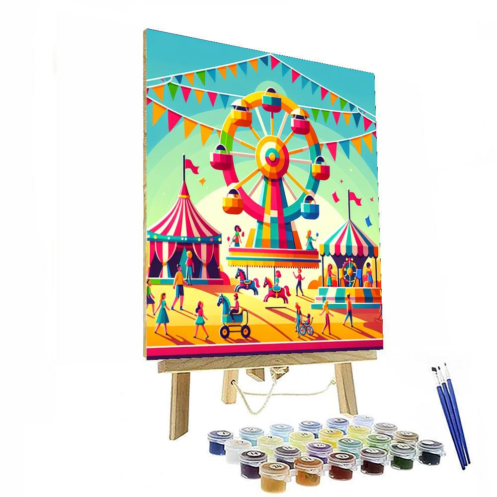 Carnival Of Curiosities Number Painting