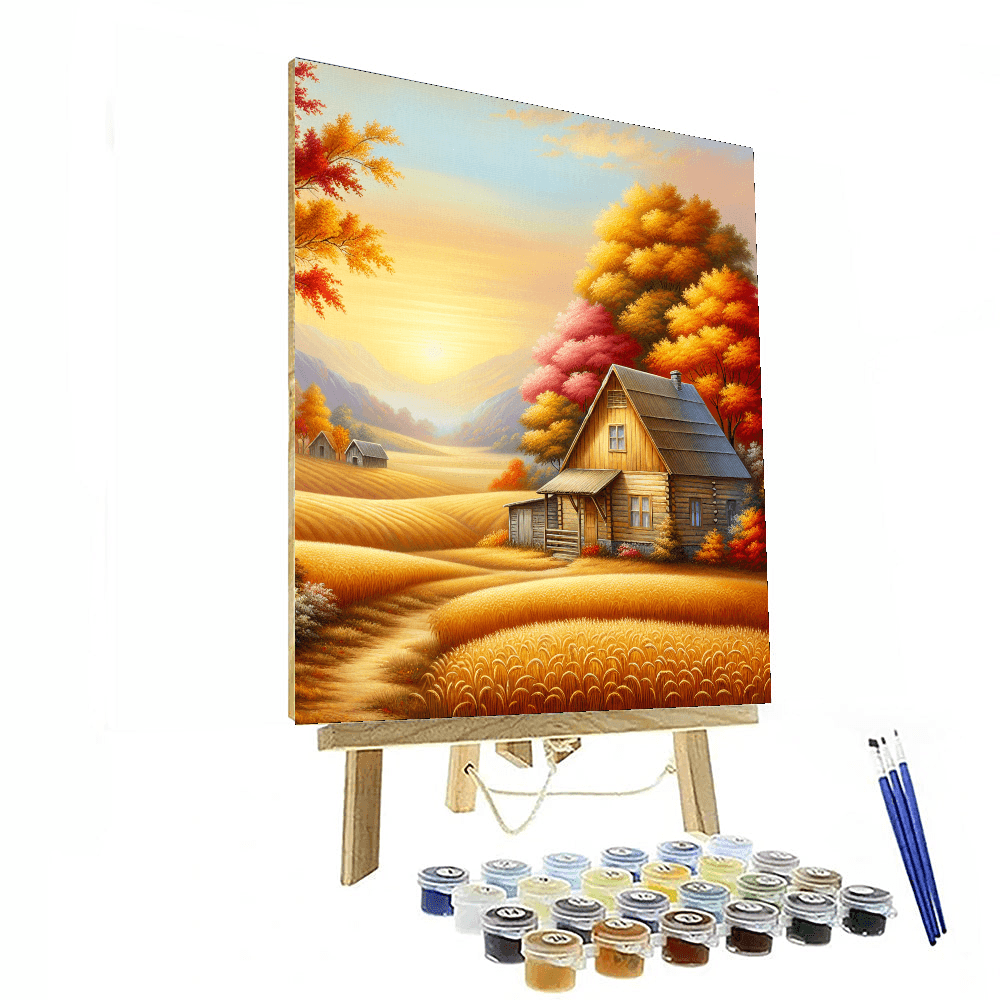 Charming Farmhouse Autumn Paint By Number