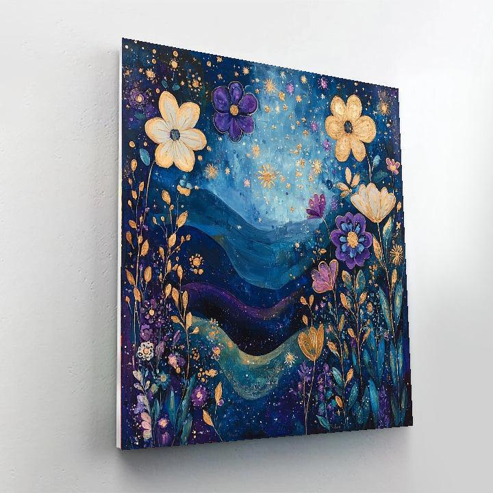 Paul Cézanne Inspired Celestial Blossom Harmony  Paint By Number