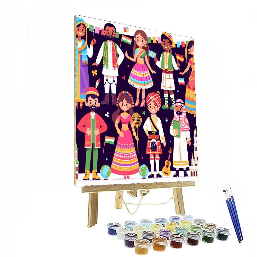 Celebration Of Cultures Paint By Color