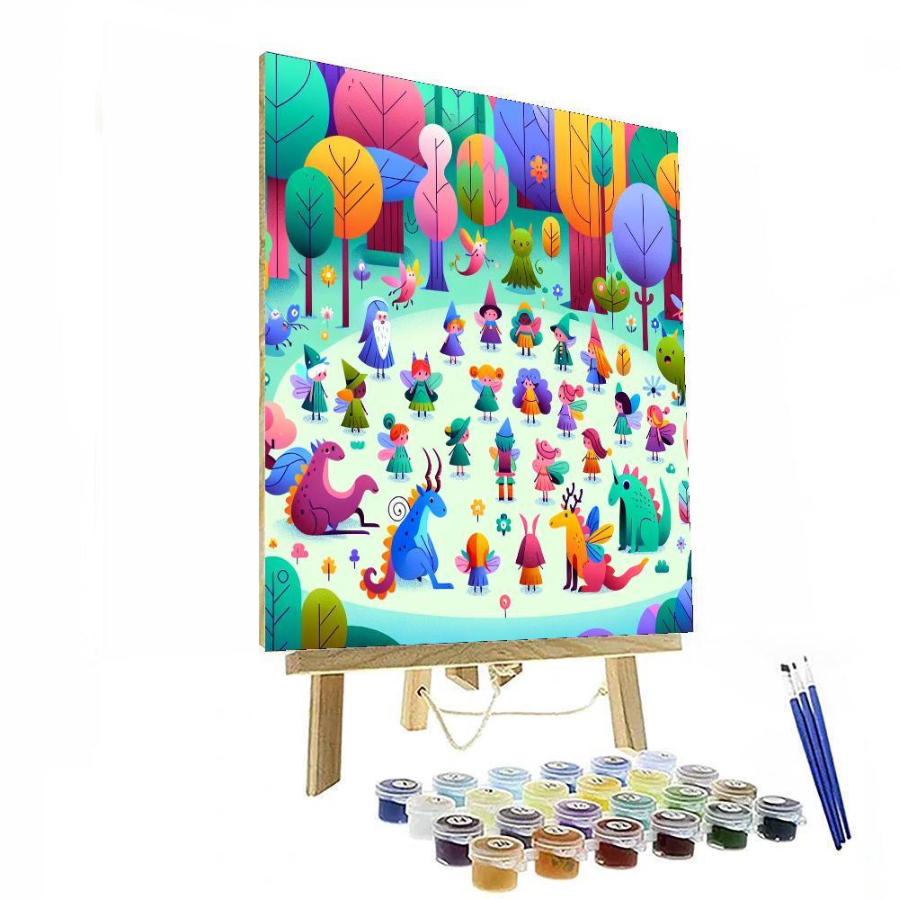 Fairy Tale Forest Magic Paint By Numbers Kits