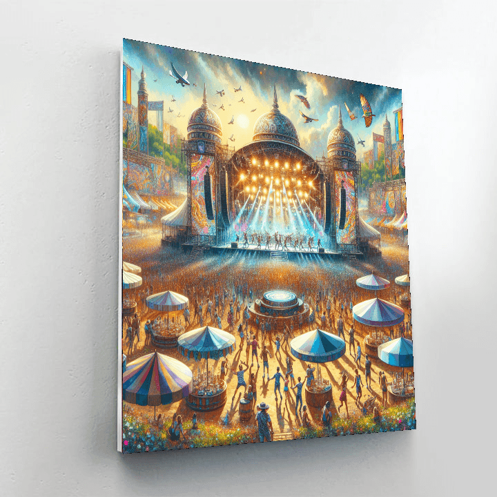 The Sziget Festival - Hungary Paint By Numbers Kits