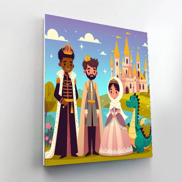 Fantastic Fairy Tale Friends Painting By Numbers Kit