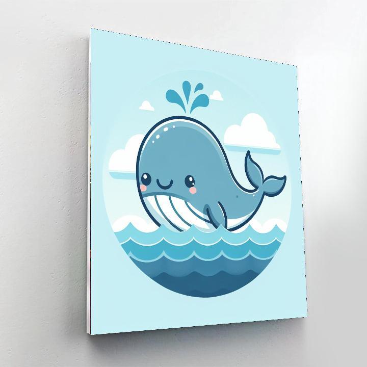 Whale Of A Time Adventure DIY Paint By Numbers