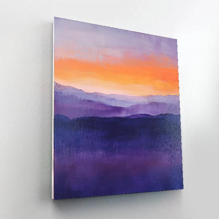 Paul Cézanne Inspired Nightfall Splendor  Paint By Numbers Kits