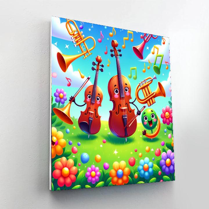 Magical Music Meadow Numbered Painting Kits