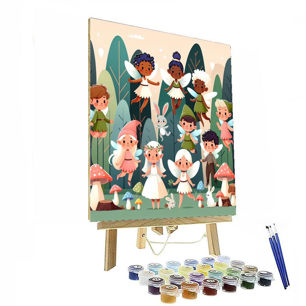 Fairy Forest Friends Numbered Painting Kits