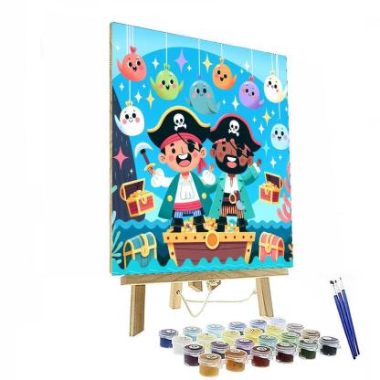 Jolly Pirate Adventure Numbered Painting Kits