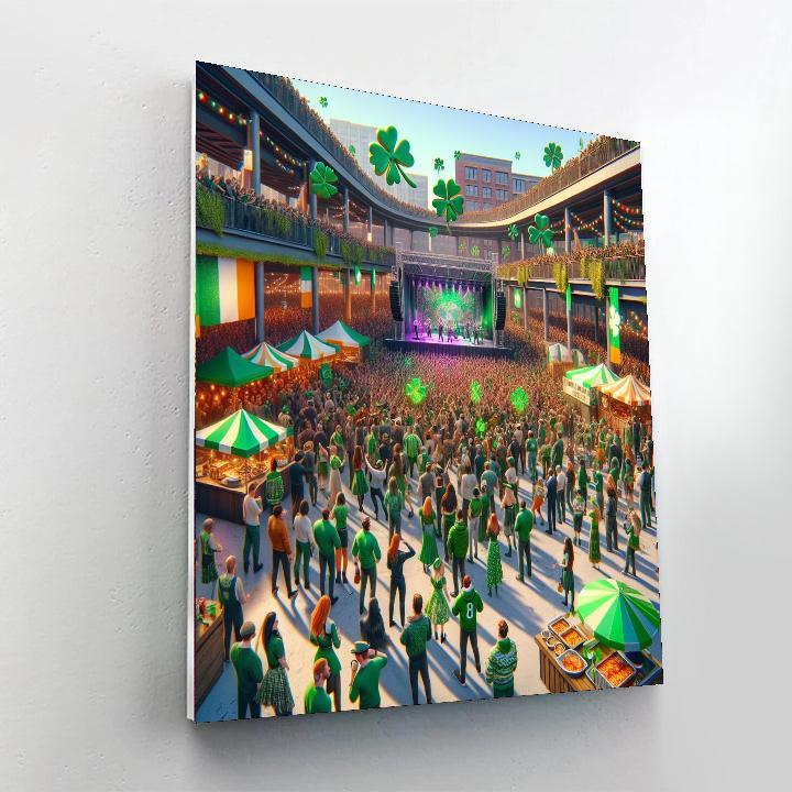 Shamrockfest - United States Paint By Numbers Art