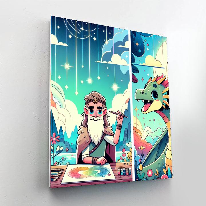 Fun With Fantasy Painting Number Kit