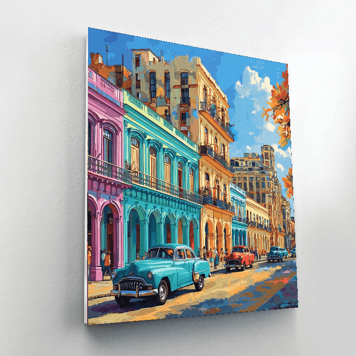 Havana Vieja Numbered Painting Kits