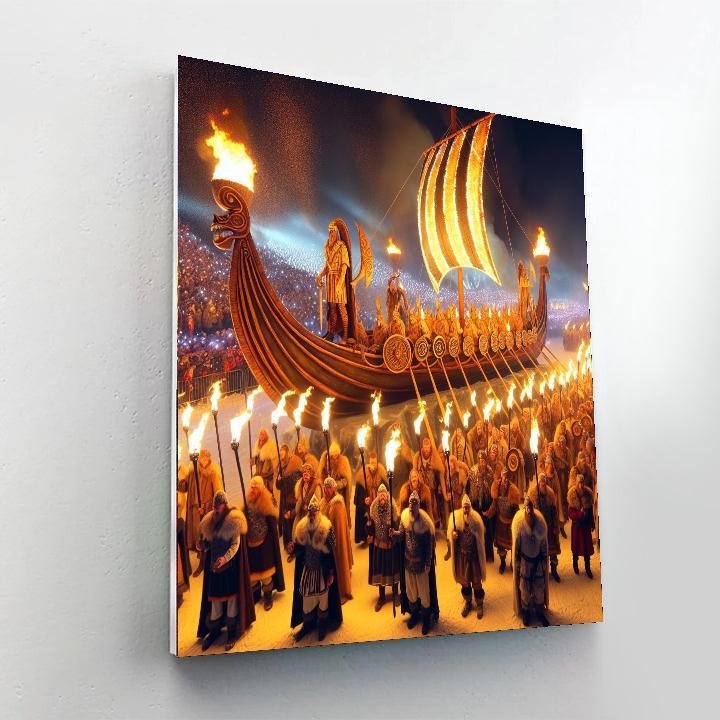 Up Helly Aa - Lerwick, Shetland Islands, Scotland Paint By Numbers