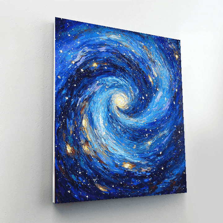 Vincent Van Gogh Inspired Galactic Whirls  Paint By Numbers