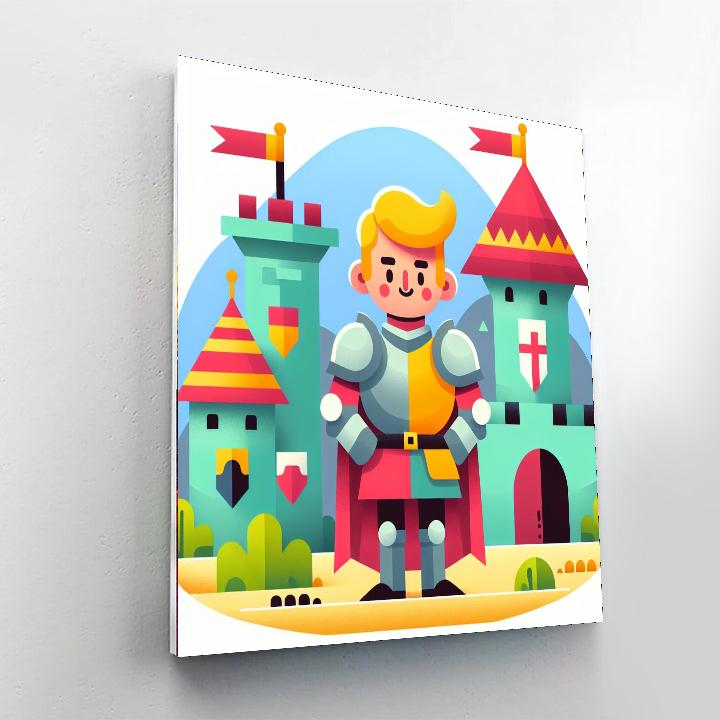 Knightly Castle Quest Paint By Numbers Kits