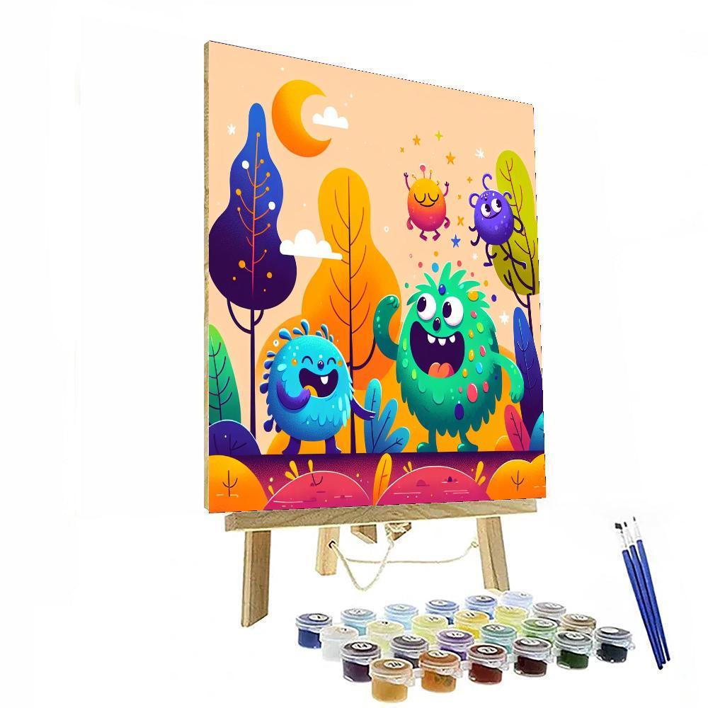 Silly Monster Playtime Paint By Color