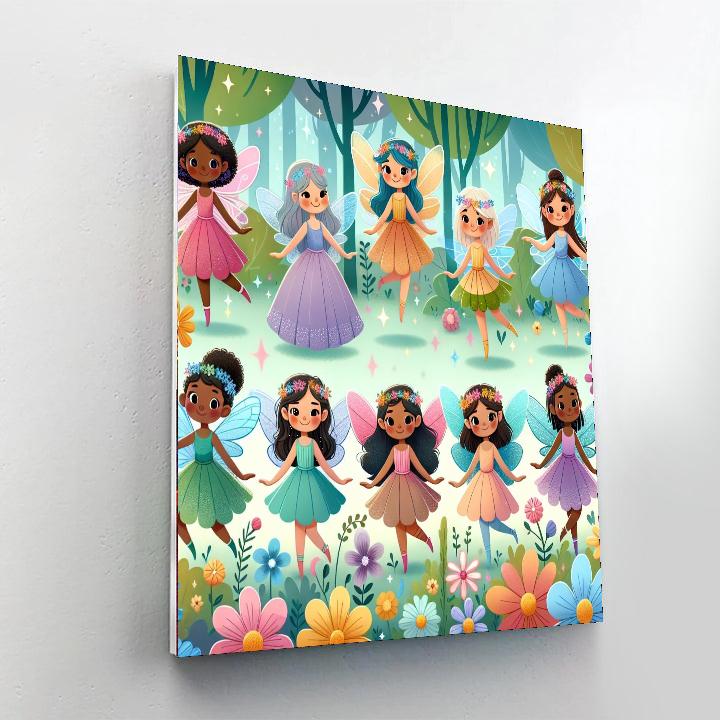 Dreamy Magical Fairies DIY Paint By Numbers