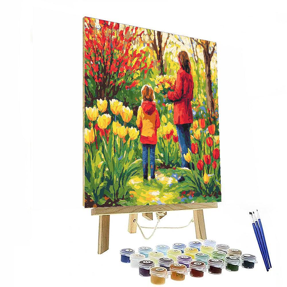 Blossoms Of Togetherness Numbered Painting Kits