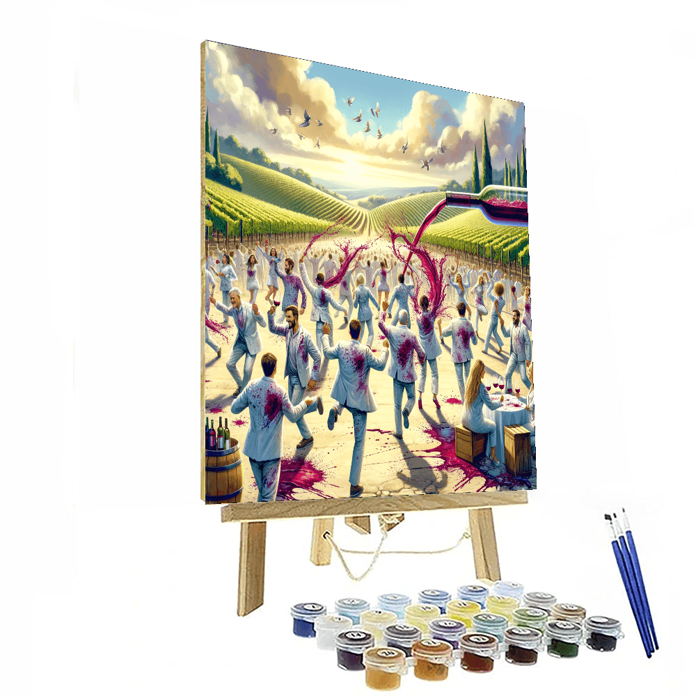 Haro Wine Festival - Spain Paint By Numbers Art