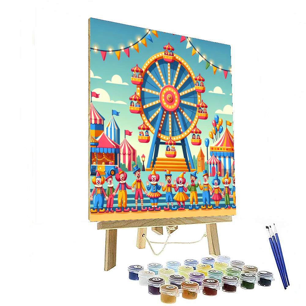 Carnival Caper Number Painting