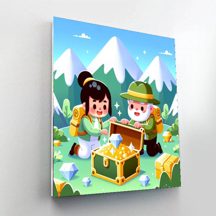 Mysterious Mountain Expedition DIY Paint By Numbers